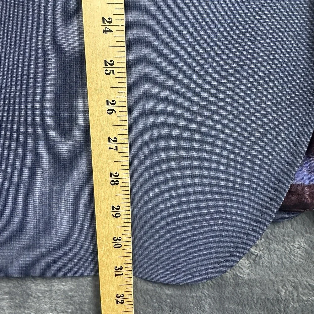 Ted Baker Endurance Sport Coat Men's 44R Gray Blue Blazer Jacket 100% Wool Lined